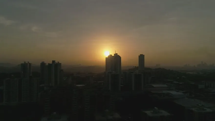 Amanecer en la ciudad de Panamá