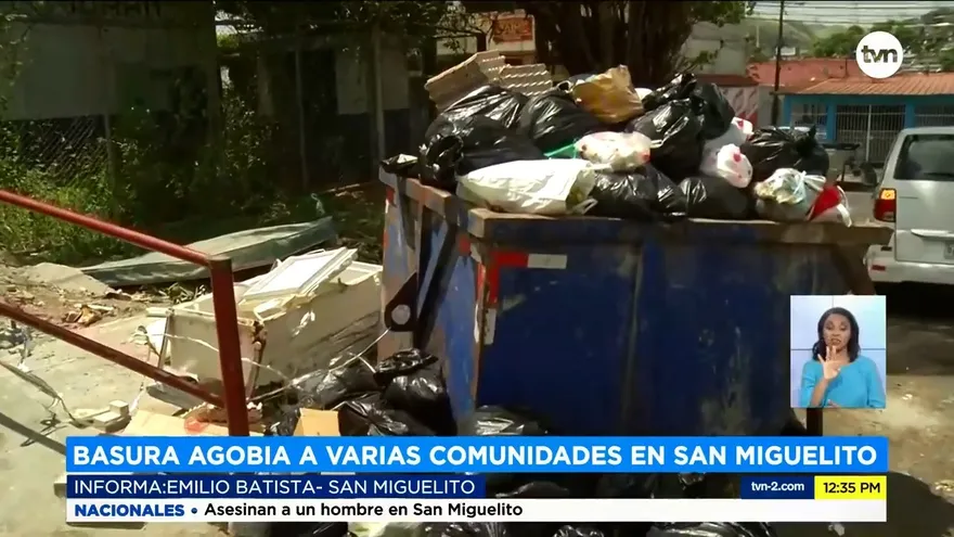 Denuncian gran cantidad de basura en San Miguelito