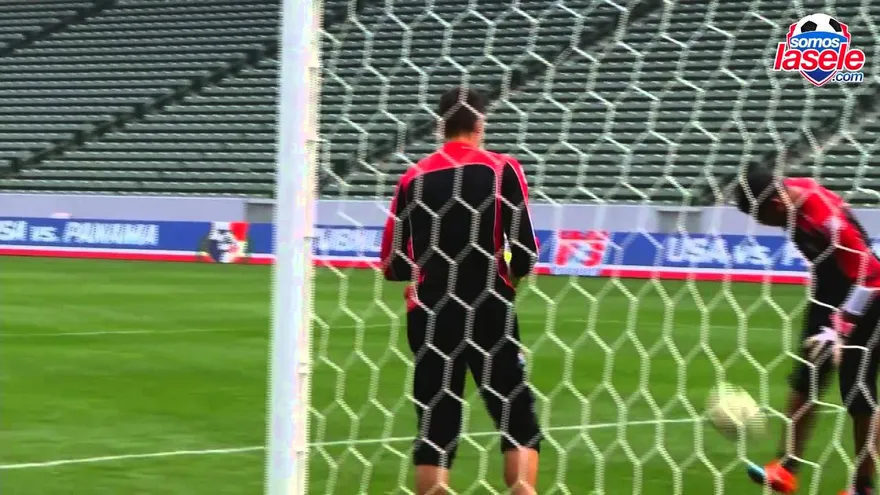 Los entrenos de la Sele en Carson, California