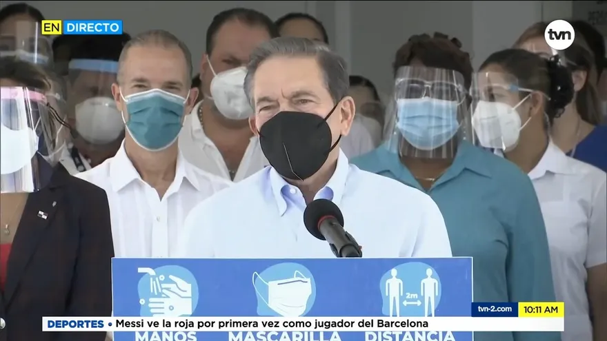 Cortizo inaugura área COVID-19 en Ciudad de la Salud