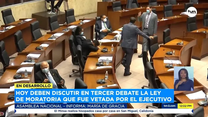 Pleno de la Asamblea debe discutir en tercer debate proyecto de moratoria