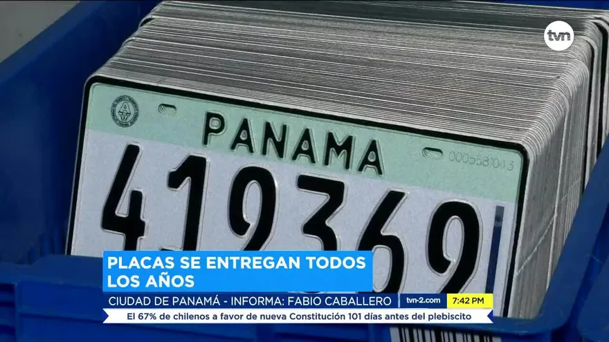 Proponen que entrega de placas vehiculares sea cada cinco años