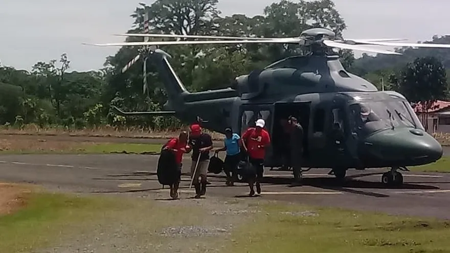 Senan brinda apoyo con el traslado aéreo a zonas de difícil acceso.
