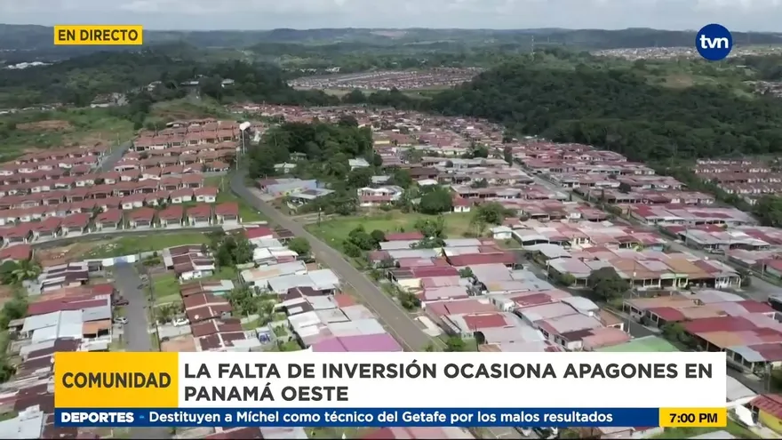 Problemas eléctricos en Panamá Oeste