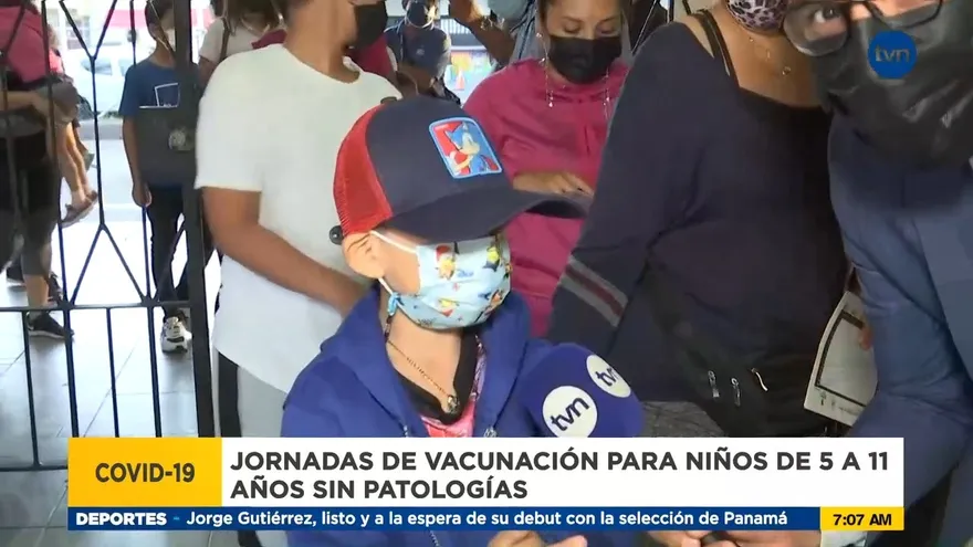 Jornada de vacunación a niños sin patologías este jueves