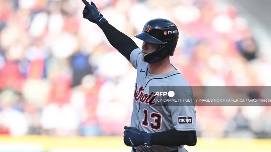 Dillon Dingler de los Tigres de Detroit