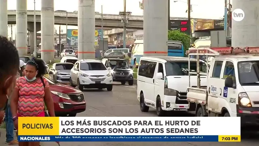 Aumenta hurto de accesorios de autos