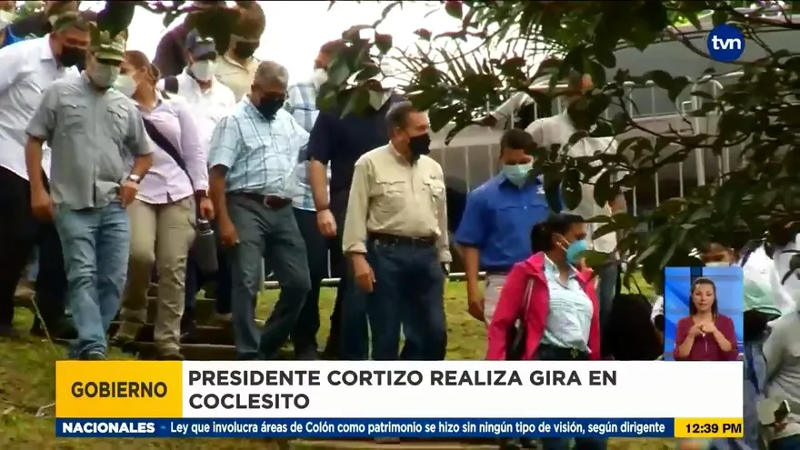 Presidente Cortizo realiza gira por Coclesito