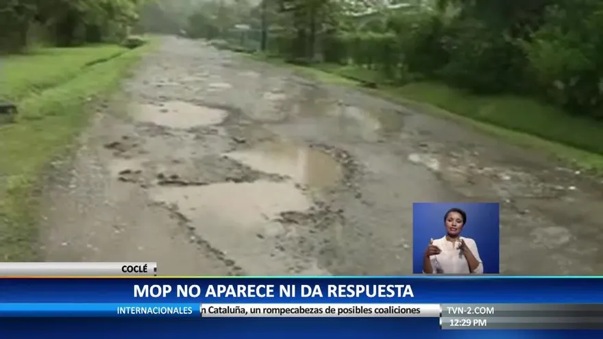 Piden reparación a calles de El Valle de Antón