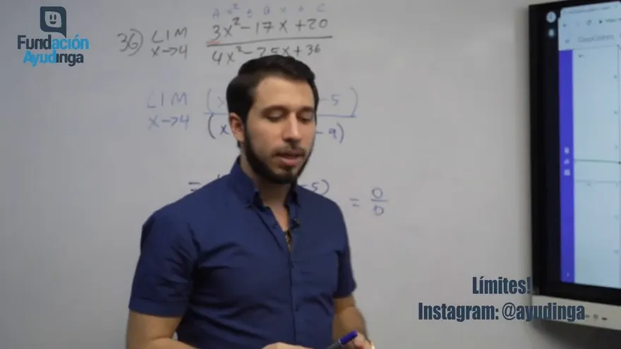 Ayudinga Matemáticas 12° - Límites de Funciones Algebraicas Parte II 15 de mayo de 2020