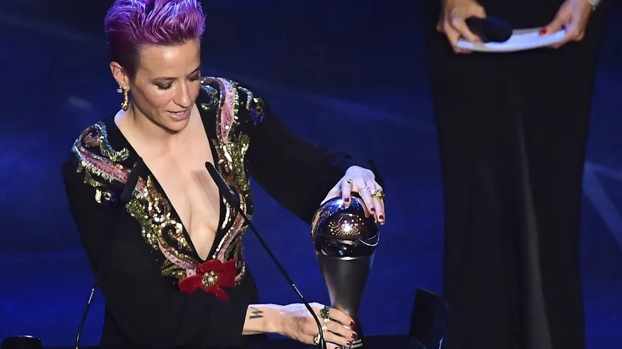 Megan Rapinoe gana el premio The Best de la FIFA a la mejor jugadora del año