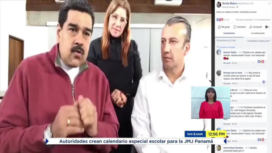 Maduro dice que está dispuesto a hablar con Varela