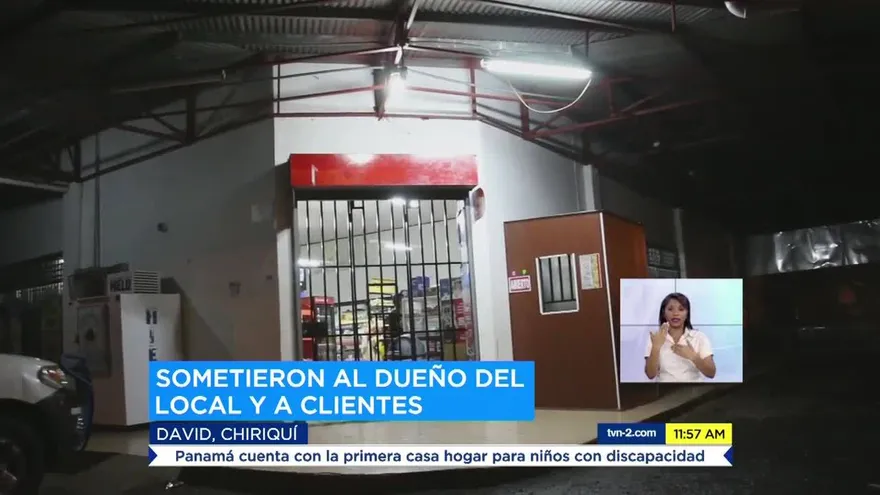 Asaltan un minisúper en Chiriquí