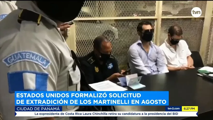 EEUU formalizó solicitud de extradición de hermanos Martinelli