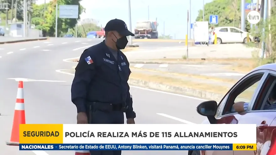 Más de 100 allanamientos en Chiriquí