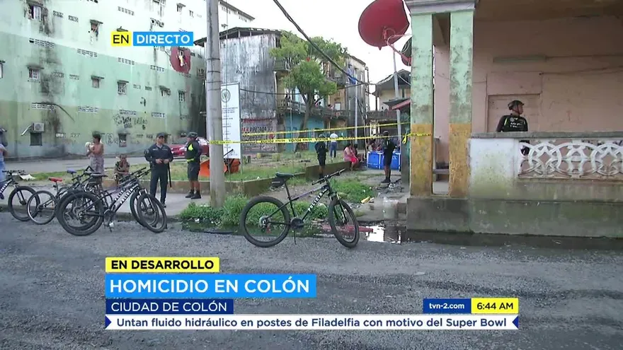 Investigan el sexto homicidio de 2018 en Colón