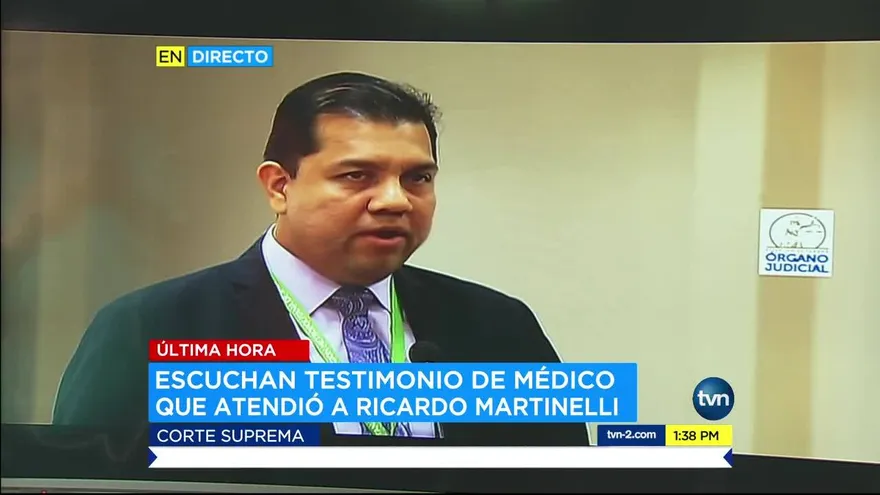 Médico que atendió al expresidente Martinelli responde a cuestionamientos judiciales