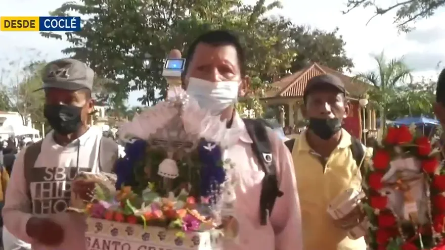 Celebración del Cristo de Esquipulas en Antón