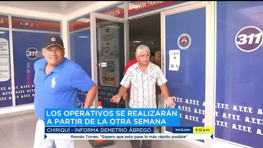 Autoridad del Tránsito hará operativos a taxistas en Chiriquí