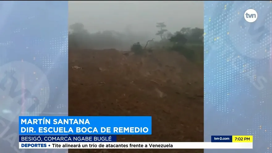 Reportan familia desaparecida tras derrumbes