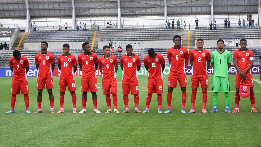 Jugadores de la Selección Sub-20 de Panamá