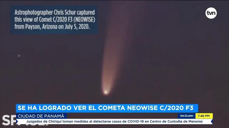 Logran ver uno de los cometas más brillantes