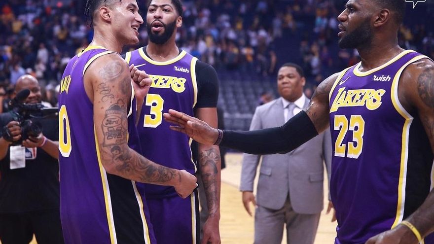 Davis y Kuzma salvan a Lakers ante los Suns con Rubio de líder