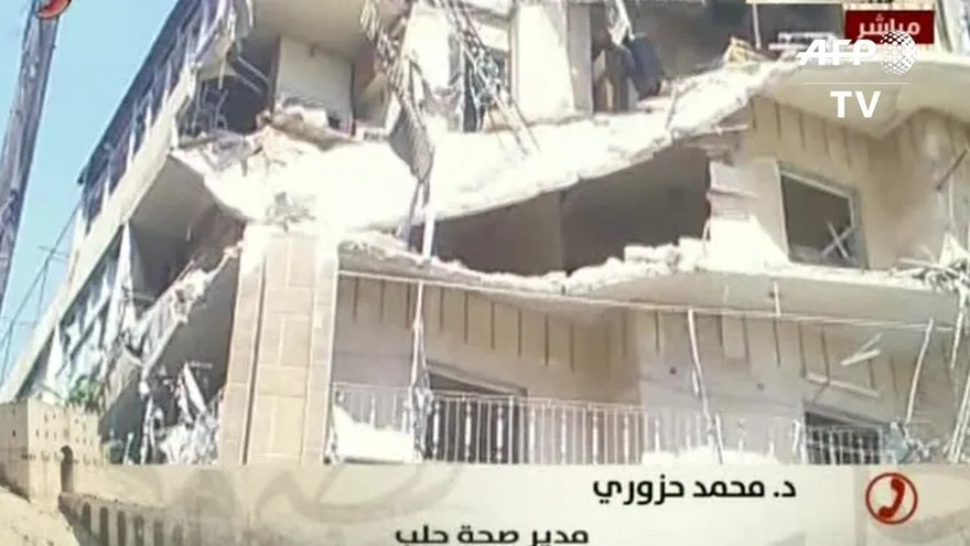 Al menos tres muertos en bombardeo a un hospital de Alepo