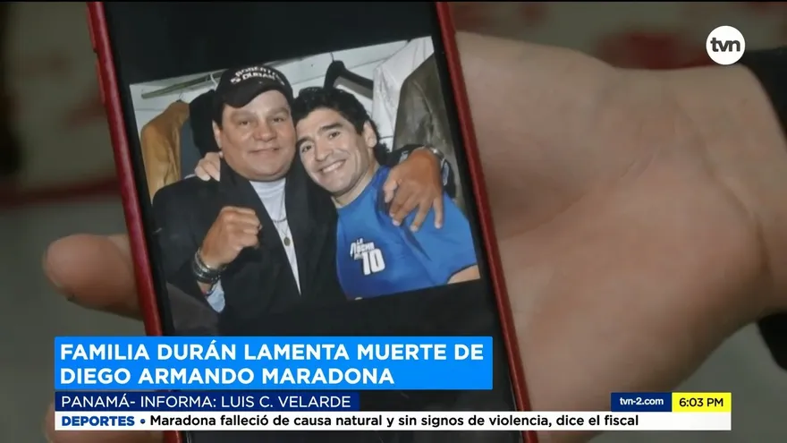 ‘Manos de Piedra’ Durán cuenta anécdotas con Maradona