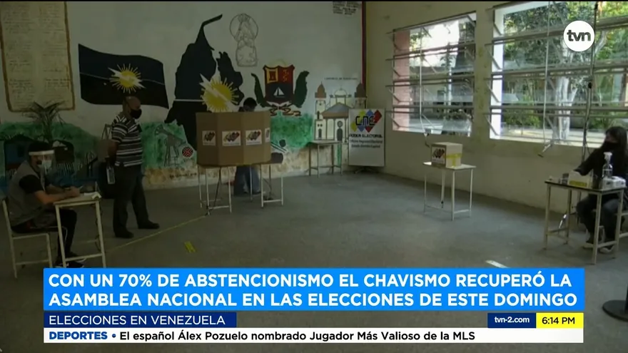 Con un 70% de abstencionismo, Chavismo recuperó la Asamblea Nacional