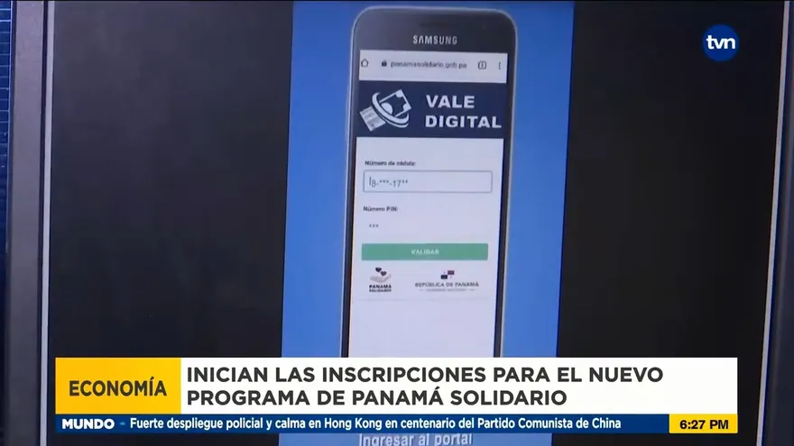 Más de 100 mil personas se han inscrito en el nuevo programa de Panamá Solidario