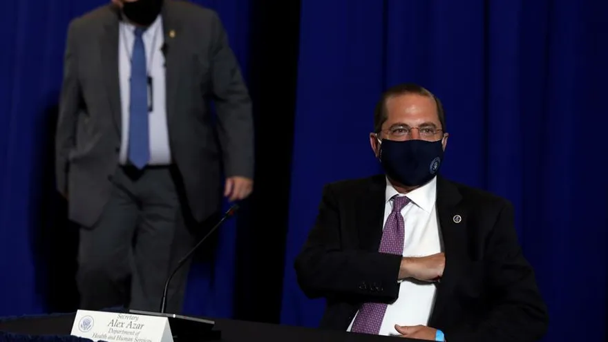 El secretario de Salud y Servicios Humanos de EEUU, Alex Azar.