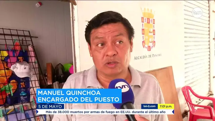 Hurto en un puesto de  buhonería en la 5 de Mayo