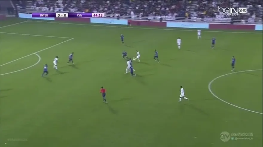 Paris Saint Germain le ganó 1-0 al Inter en partido amistoso