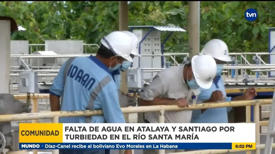 Turbiedad del río Santa María afecta a potabilizadora de Santiago