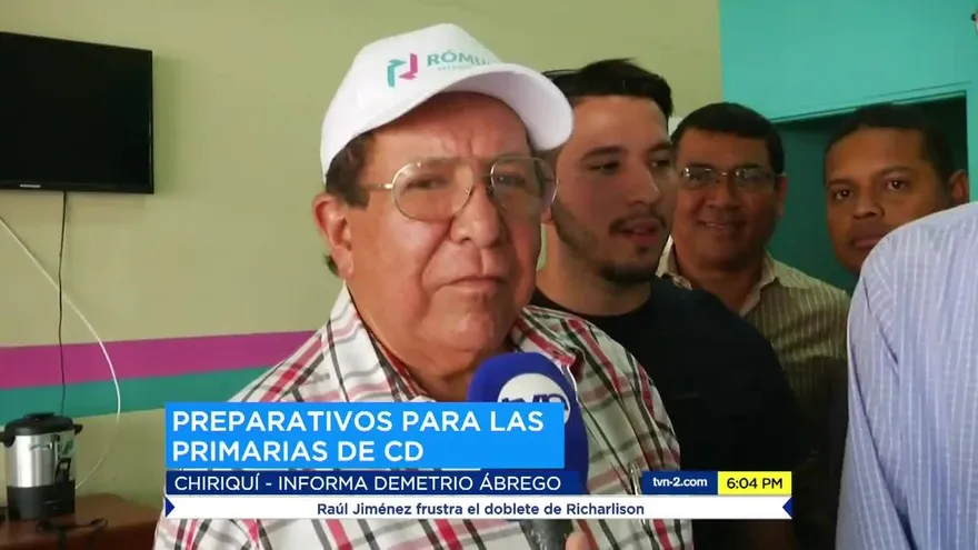 Esperan participación de más de 40% de inscritos de CD en Chiriquí