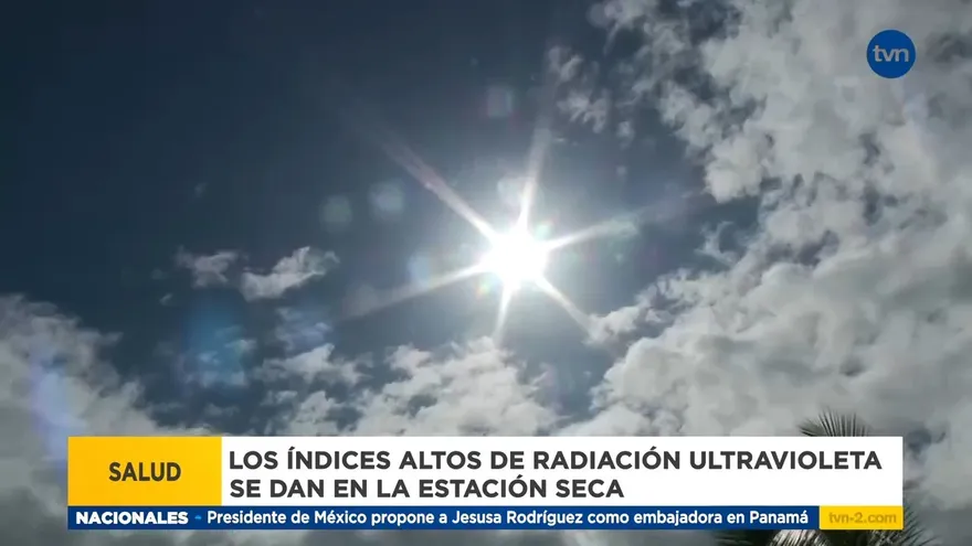 Advertencia por índices altos de radiación ultravioleta hasta el 5 de febrero
