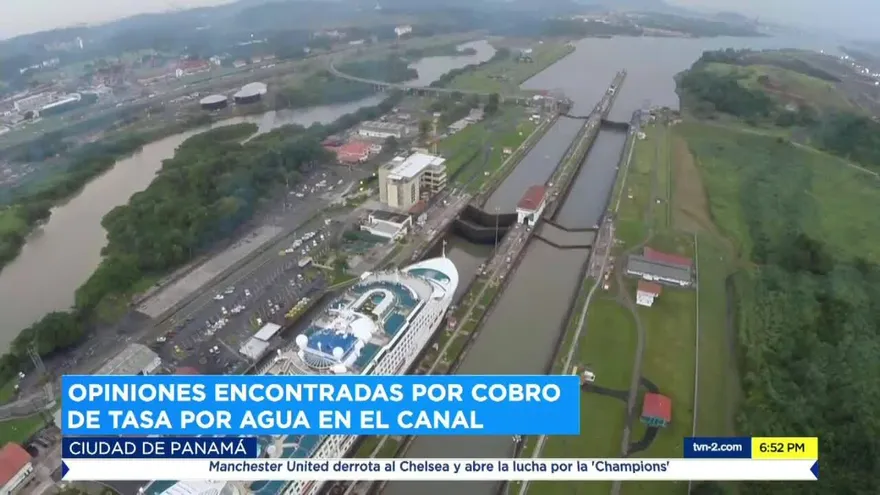 Opiniones encontradas por tasa por agua en el Canal de Panamá