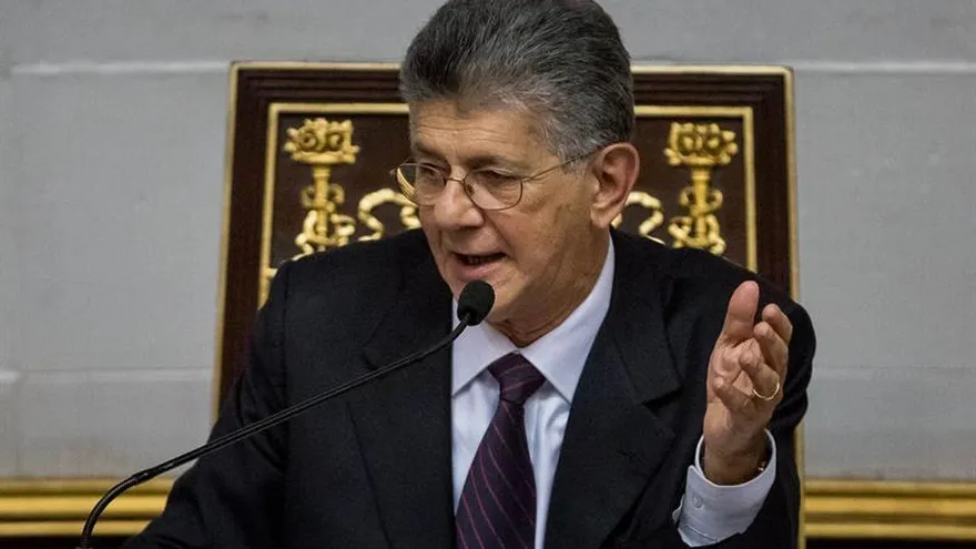 El presidente de la Asamblea Nacional, Henry Ramos Allup.