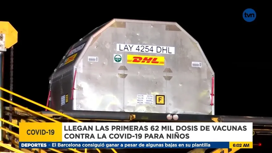 Llegan las vacunas para niños a Panamá