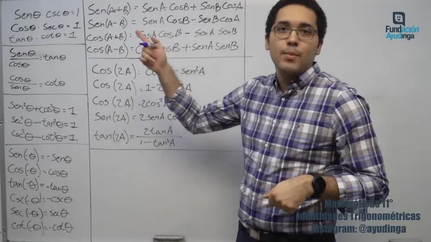 Ayudinga Matemáticas 11° - Identidades Trigonométricas Parte X 6 de abril de 2020