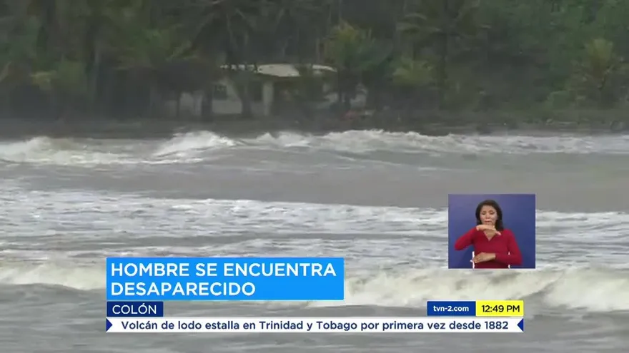 Hombre desaparecido en Colón