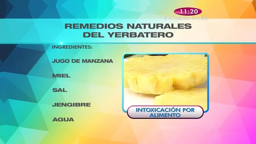Yerbatero - Remedios Naturales para la Intoxicación con alimentos