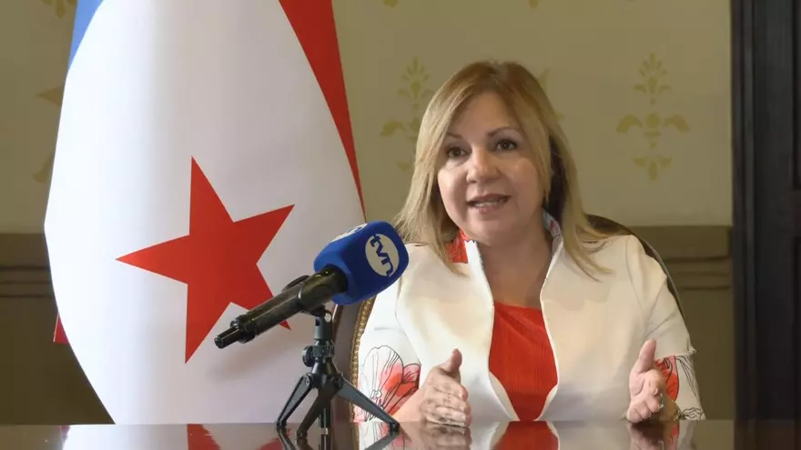 Dinoska Montalvo, ministra de Gobierno.