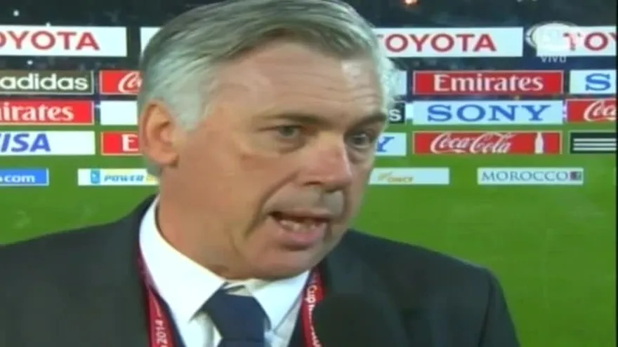 Carlo Ancelotti luego del triunfo del Cruz Azul