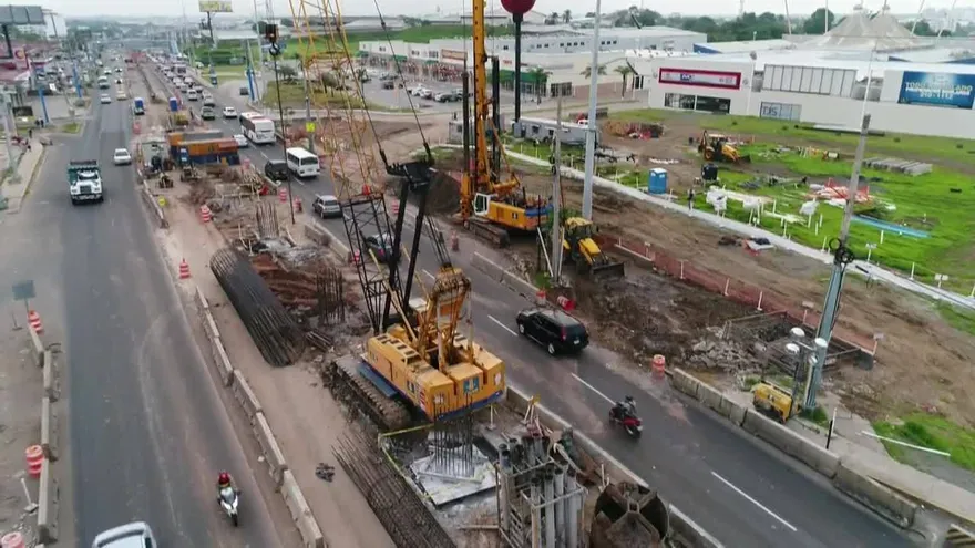 Línea 2 del Metro de Panamá tiene 43% de avance