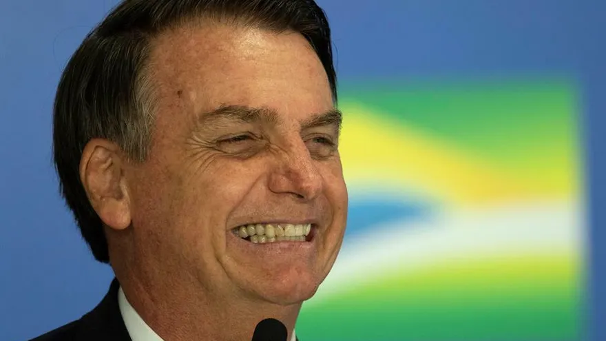 En la imagen, el presidente brasileño, Jair Bolsonaro.