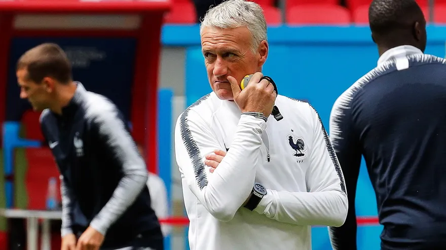 Ausentes en el entrenamiento seis titulares de la selección francesa