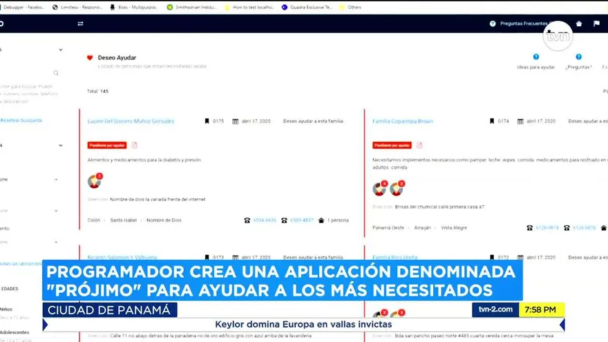 Crean aplicación denominada ‘Prójimo’ para ayuda a los más necesitados