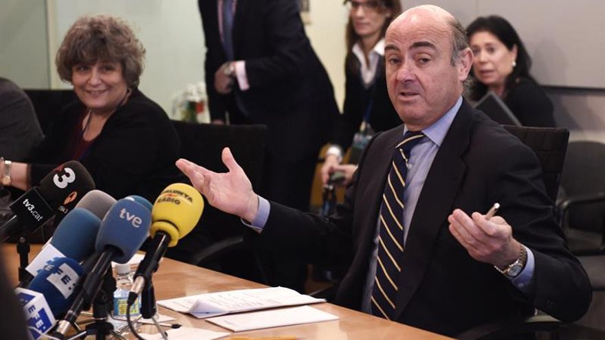 El ministro de Economía de España, Luis De Guindos.